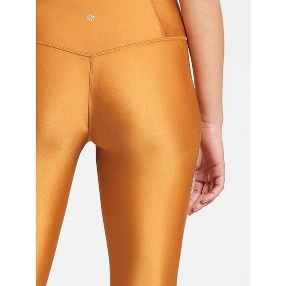 Athleta Elation Shine Tights Gold M - Picture 2 of 8